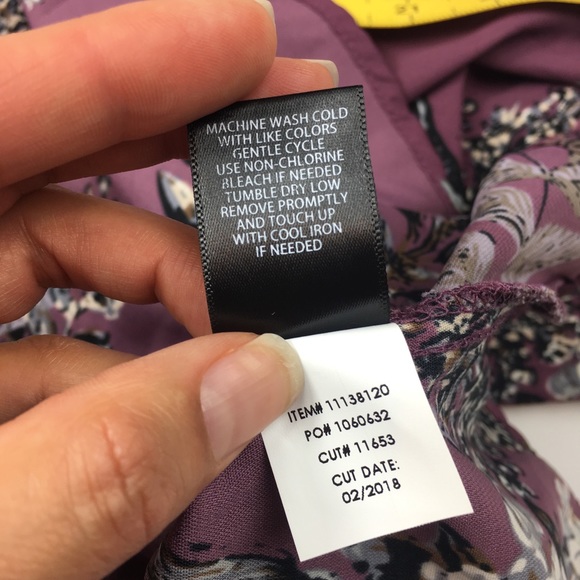 Torrid Purple Floral Kimono Style Blouse 2X - Picture 8 of 8